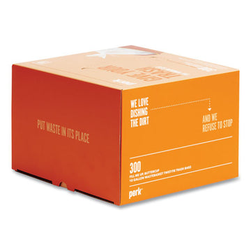 Perk™ Twist-tie Light-duty Can Liners, 10 Gal, 0.36 Mil, 24" X 24", Clear, 300-box freeshipping - TVN Wholesale